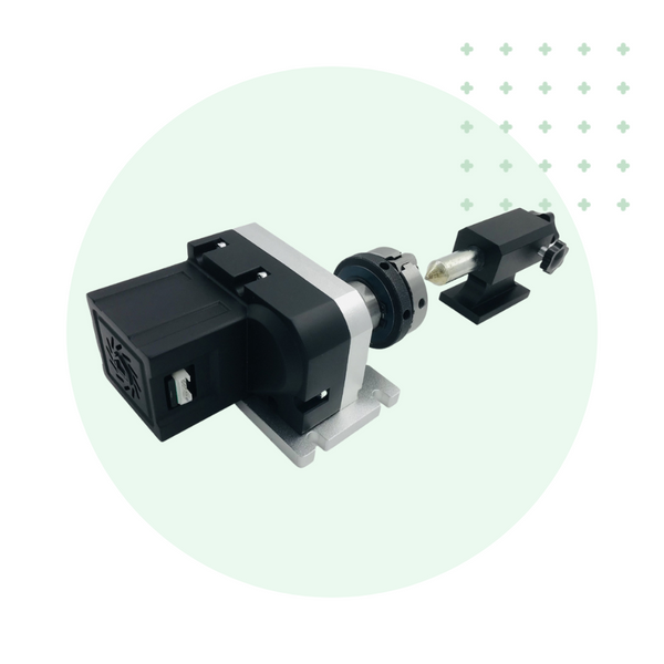 YoraHome 4th Axis Rotary Module - For Carving And Laser Engraving
