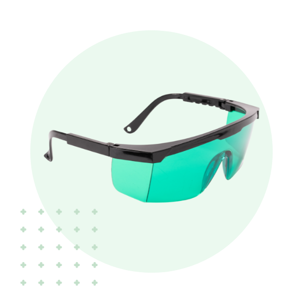 goggles for laser protection YoraHome Blue-Violet Laser Protective Glasses 200-540nm